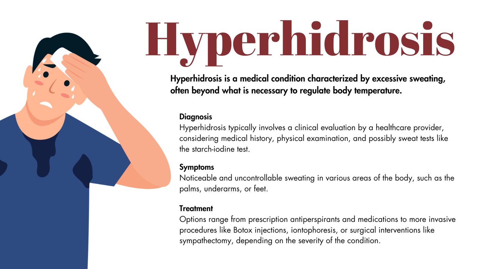 Hyperhidrosis treatments